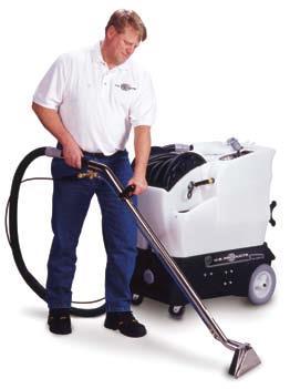 A mid-sized self-contained extractor can clean between 2000 and 4000 sq. ft. per hour. A large walk-behind wide-area extractor can clean up to 10,000 sq. ft. per hour. Carpet Tile Extraction Requirements Nexterra tile & iloc Cushion tile must only be extracted using 100 psi.