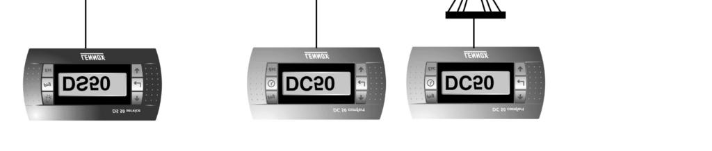 WIRING CONNECTIONS Display DC50 or DM50 is connected to the Climatic with the DT50 screw connector. Connection must be carried out by the following cable: o Cable length up to 300m: AWG22 (0.