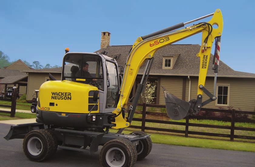The right excavators for the