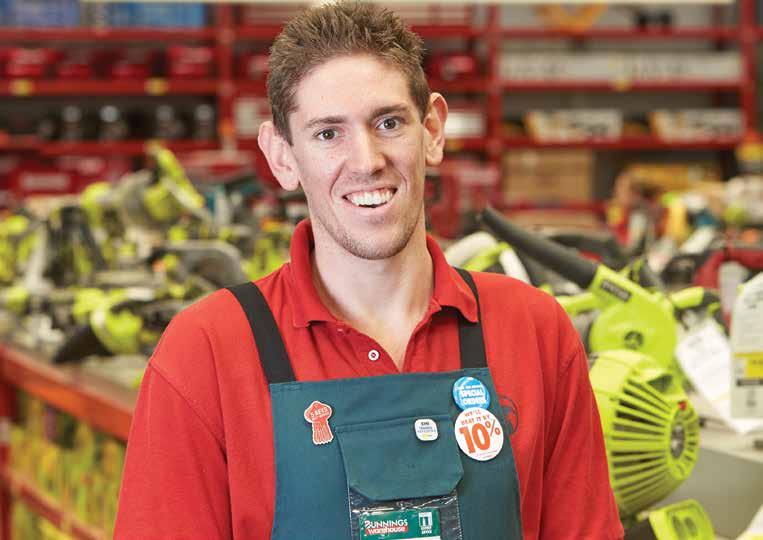 Operating and financial review Retail businesses Home Improvement Bunnings Australia and New Zealand and Bunnings United Kingdom and Ireland Our business Bunnings team member Ben Cuthbertson at the