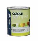 testing your colour To make sure that you have selected the perfect colour for your walls, always test it using a Wattyl Colour Designer sample pot.
