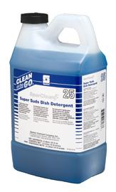 480202 480302 25 SparClean Super Suds Liquid manual dish detergent with long-lasting, thick suds. Fortified with aloe to leave hands soft. ph 6.5 7.5 ¼ oz./gal.