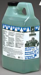 351302 GS High Dilution Disinfectant 256 106 Just a half-ounce of concentrate per gallon of water provides total cleaning, disinfection, and deodorization in one labor-saving, cost-effective step.