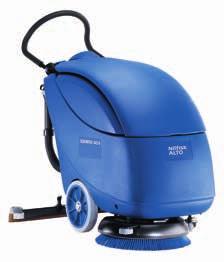 SCRUBTEC 343.2 is extremely compact and ideal for all-round cleaning of all different kinds of floors with 5 different brushes and 5 different pads. Compact, easy to transport and very user friendly.
