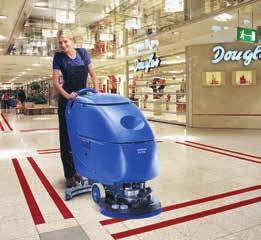 SCRUBTEC 553 Medium scrubber dryers SCRUBTEC 553 is suitable for easy, efficient floor cleaning in hospitals, retail outlets, manufacturing plants, car showrooms, garages, warehouses, restaurants,