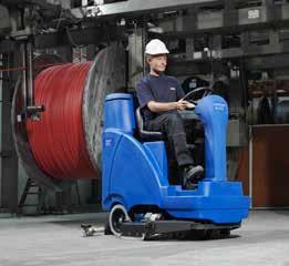 SCRUBTEC R 6 Ride-on scrubber dryer The SCRUBTEC R 671, R 686, R 6100 and R 671 C ride-on scrubber dryers are not only reliable and ergonomic, they are also the ideal solution for high speed
