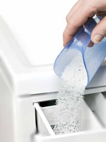 In regular washing machines, which do not have a detergent saving system, significant amount of the detergent is lost during washing cycle without being used.