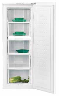gross volume Net volume: 215 lt 4 compartments, 2 flaps Ice cube tray Net