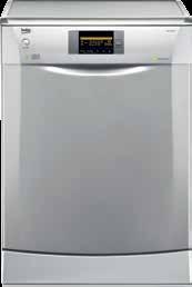 Fingerprint Proof Brushless DC Automatic water softener system Automatic door opening Auto half load Time delay option: 1/2-18: 00 Effective drying system (EDS) Text LCD 12 Place Settings Inox -