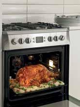 Conventional Gas Cooking Ideal for cookies, juicy meats, and all types of pastry. The burner located below the cavity generates the heat for cooking.