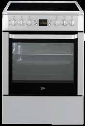 Cookers Cookers CSM 69300 GX Multifunction Oven with 8 Cooking Functions 4 Induction Zones CSM 67302 GW Multifunction Oven with 8 Cooking Functions 4 Vitroceramic Zones CSM 67301 GX Multifunction