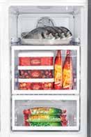 Only the freezer compartment is in operation therefore energy is saved. The fresh food compartment is held at 15 C or below to avoid bad smells, which also provides energy saving.