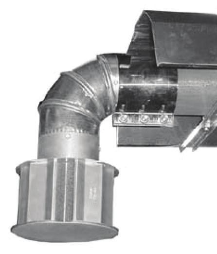For the purpose of unvented applications, a 4 90 elbow should be used on the terminating end of the emitter tube sections and completed using a vent cap. End 2.