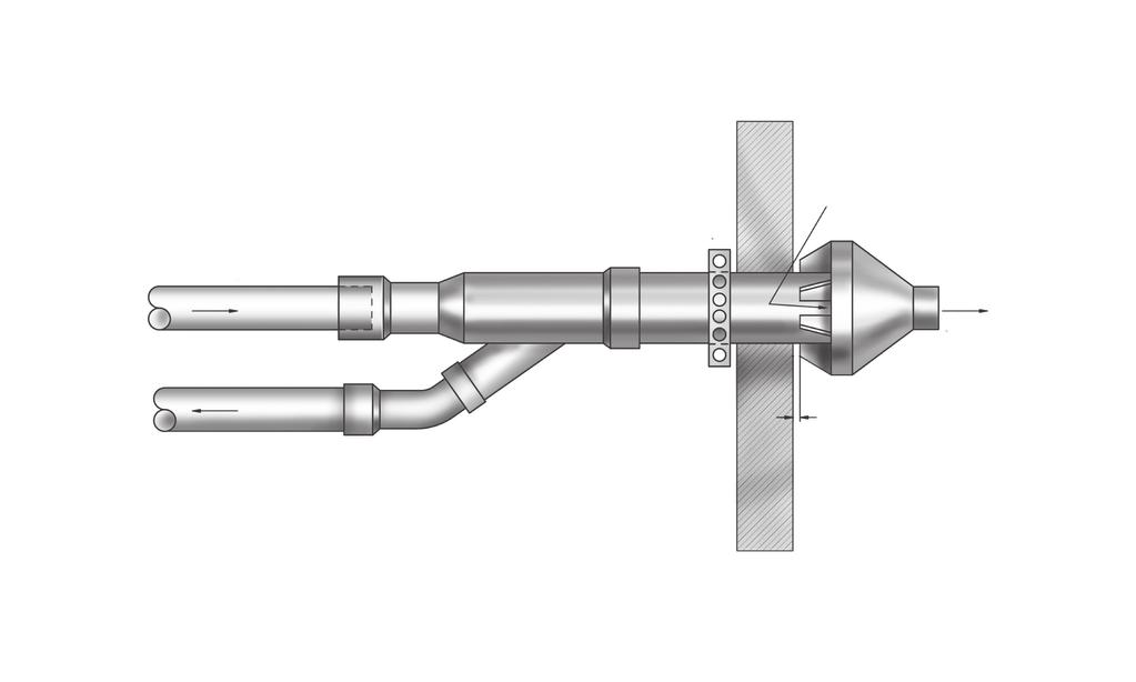 FIGURE 6-6 Concentric Terminal Connection *2 (51mm), 3" (76mm) or 4" (102mm) Diameter Intake/combustion air Combustion Air Note: Securing strap must be field installed to prevent movement of