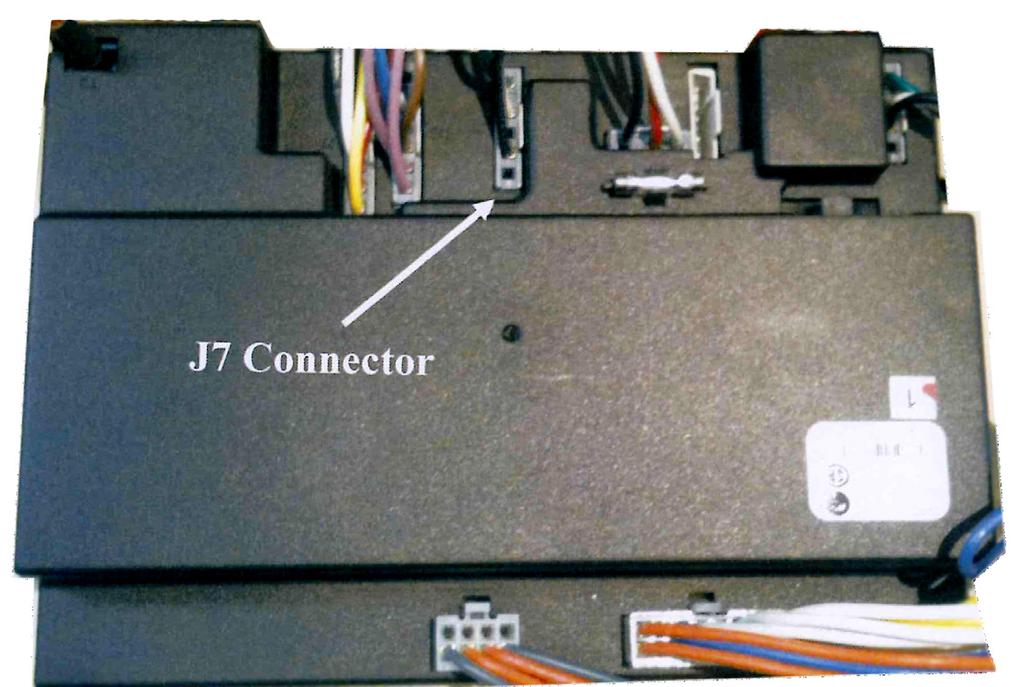 9 - START UP PROCEDURE 9-10 Control Module J7 Connector J7 Connector 9.8 Complete Start Up Procedure 1.