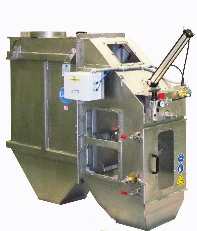 DRYER COMPONENTS Careful selection and adaptation of the components of the Gala Centrifugal Dryer ensures optimum results and operator safety AGGLoMErATE CATCHEr The agglomerate catcher is bolted to