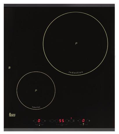 Modular hob Model : IR 421 (Induction Hob) Touch control panel Bevelled glass Dimensions: 520(W) x 450(D) mm Touch control with acoustic sensor and security blocking Pan optimization system