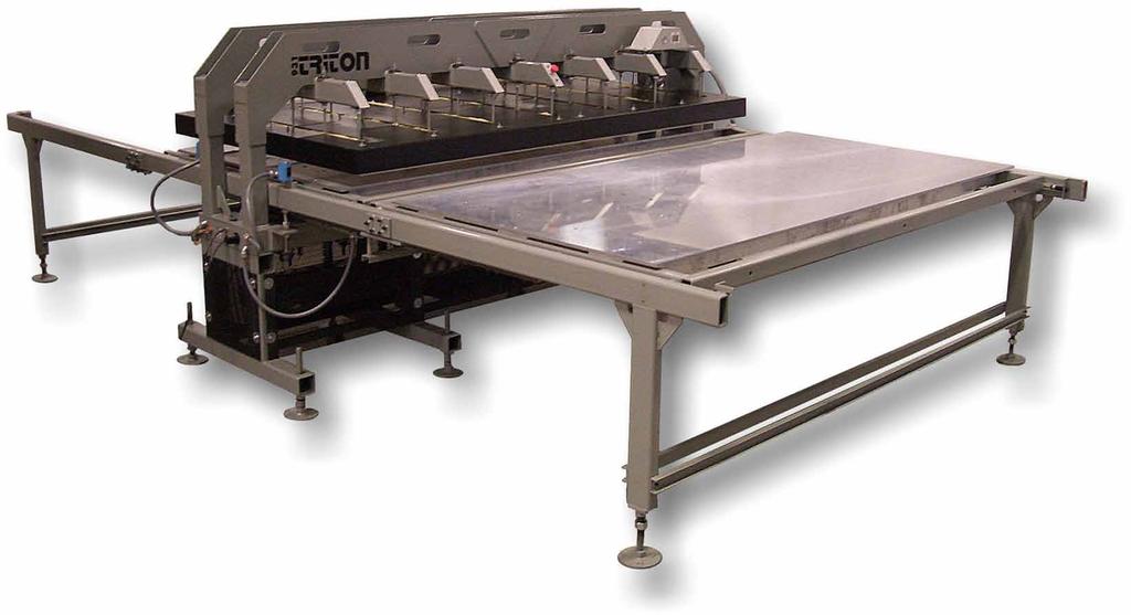 The 931 TRITON is a large format pneumatic heat transfer press built for pressing a wide variety of materials.
