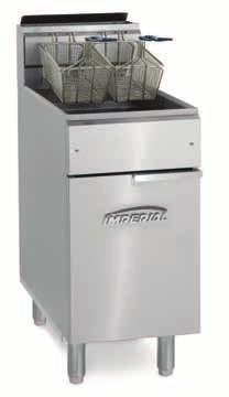 GAS FRyER and FIlTER SySTEmS TUBE FIRED FRyERS Model IfS-40 GAS - TUBE FIRED FRyERS Model IfS-75 Model IfSt-25 shown with optional equipment stand oil Capacity Working Dimensions frying gas output