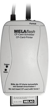 Chapter 5 Logging Employing MELAflash as output medium The MELAflash CF card Printer serves for storage of sterilization logs on the MELAflash CF card.