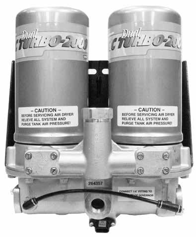 Tech Tip #5 HC Dual Turbo-2000 High output, aggressive environments Fall maintenance recommendations Good maintenance practices include the inspection and service of the air system and its components.
