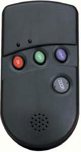TALKING REMOTE CONTROLS 5804BD Four-Button Wireless Bi-Directional Key Four completely programmable buttons Provides visual and audible system status feedback User replaceable,