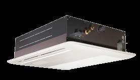 INDOOR UNITS 1-Way Cassette Indoor Unit Ceiling-mounted one-way cassettes offer compact designs and a choice of cornermounted, one-way discharge or two-way discharge (from the front and downward).