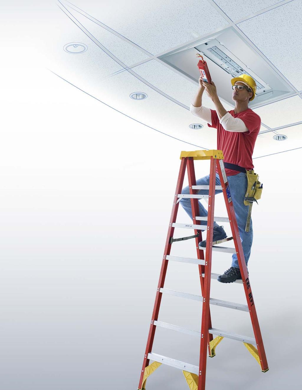 Convert existing LED luminaires into code-required emergency lighting.
