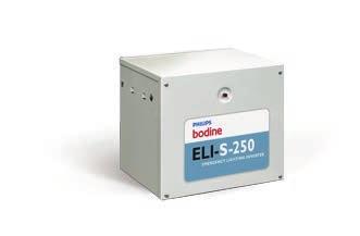 com/bodine up to 25W emergency operation ELI-S-20 UL Listed for field installation - UL 924 compliant Provides up to 25W in emergency mode LED friendly sinusoidal output Supplies 90 minutes emergency