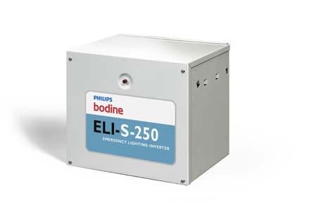 Unique flexibility with dimming capabilities Reduce costs associated with coverage requirements by utilizing Philip Bodine dimming compatible emergency inverters.