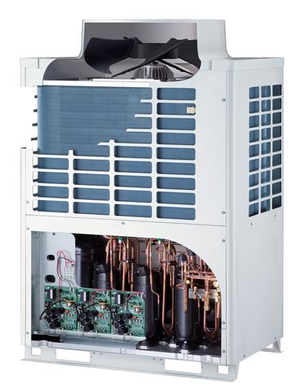 COMPARISON OF VRF SYSTEMS The VRF systems available on the market today differ according to the number and type of compressor.