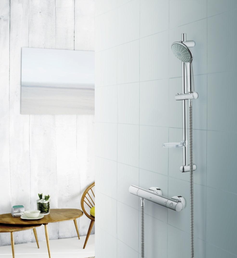 What is it? GROHE TurboStat Technology for full performance also under Low Pressure Conditions. Complete Low Pressure Thermostat Range Shower 0.1 to 5 bar Bath/Shower 0.