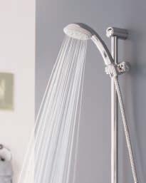 GROHE Affordable Luxury page 10 Rainshower Tempesta - Offers a choice of upto 4 different spray patterns - Available as a handshower or headshower - GROHE SpeedClean anti-limescale system - New 900mm