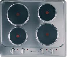 Kitchen Appliances, Hobs 4 Electric Hotplates Front control knobs Light indicator Stainless