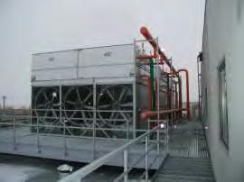 Condenser Cools the high pressure hot gas