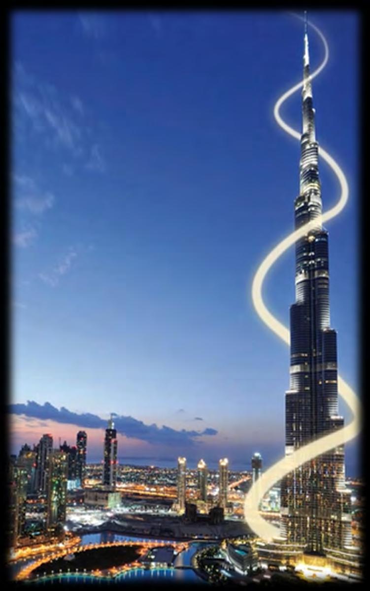 NAFFCO Major Projects State of Art- Burj Khalifa -skyscraper is the tallest man-made structure in the world.