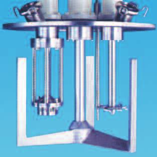 Used alone this mixer is best applied with materials having a maximum viscosity of 10,000 centipoise.