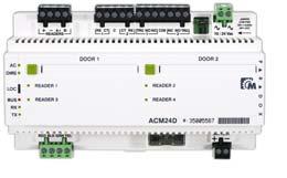 TM Access Control Modules ACM24D 2-Door 4-Reader Access Control Module See features common to all Imperial DIN modules on page 4 Compatible with Imperial and Digiplex EVO Stand-alone operation via