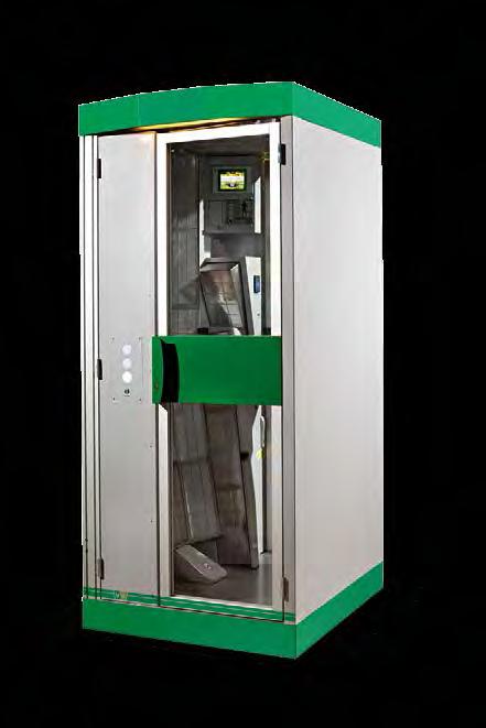 Contamination Monitoring ExitScan-2 series Personnel Exit Monitor 30 The ExitScan-2 is a new type of a two-step whole-body exit monitor designed for checking the contamination of personnel leaving