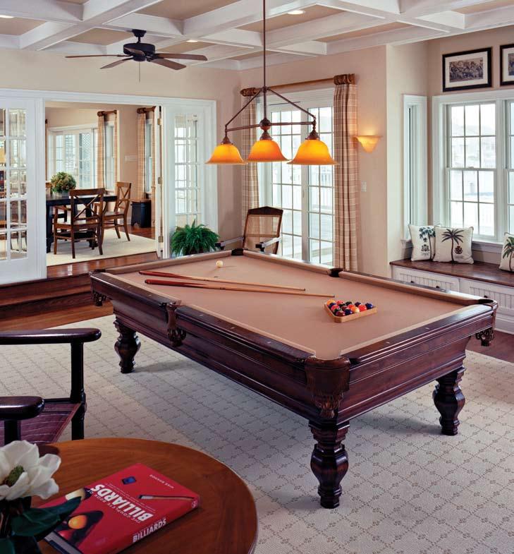 If one doesn t want to take a refreshing dip in the pool, extensive decking allows space for seating areas outside, while a billiards room and game area allow indoor activities.