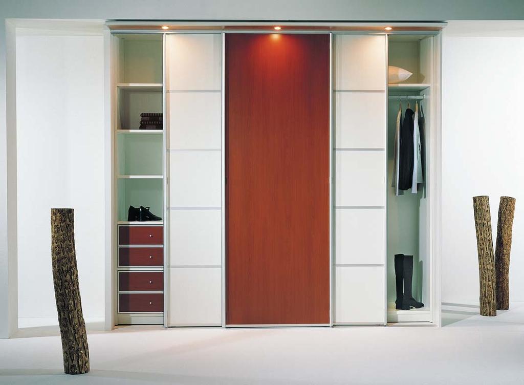 From a wardrobe to a room divider, Gemini is simplistically designed to lend itself to any application so that minimalism can be achieved without