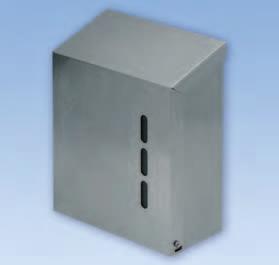 USP/E 98 x 90 x 325 mm 9490-106-B USP/P 98 x 90 x 325 mm 9490-106 Paper towel holder type HSP 600 Made of stainless steel 1.