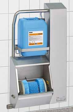 ITEC Solo traditio sole cleaner, Type 23821 Traditio hygiene station Complete, Type 23822 for cleaning