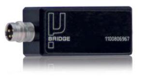 Product line: Sensors BAM100 Sensitivity 100 mv/g Output IEPEcompatible Measuring range 0,5 Hz 14 khz BAM500 Sensitivity 500 mv/g Output IEPEcompatible Measuring range 0,2 Hz 14 khz µ-bridge