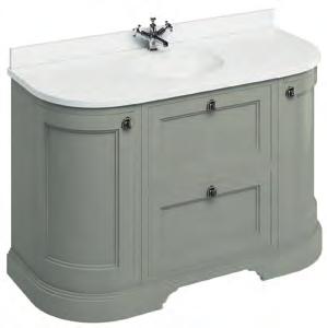 134/100 FREESTANDING FURNITURE 134 Curved Vanity Units 100 Curved Vanity Units 134 CURVED VANITY UNITS 100 CURVED VANITY UNITS Complete Vanity Unit Sizes Vanity Unit Codes, Colours & Prices Complete