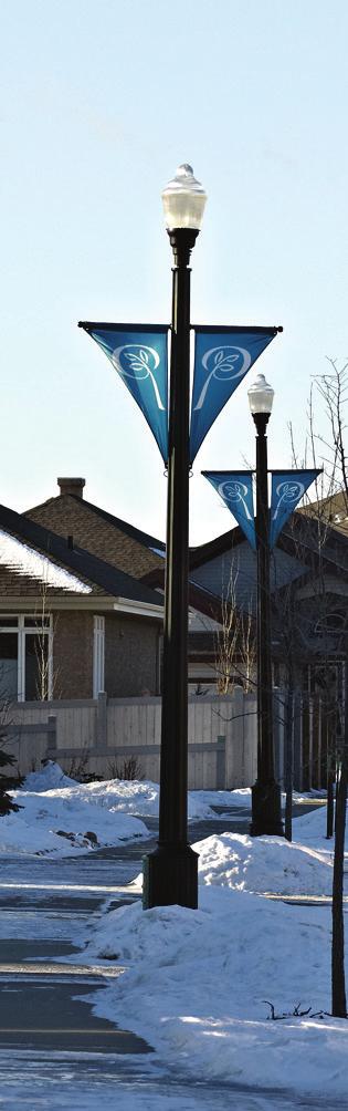 BANNERS If a developer is interested in banners on new streetlight poles it is important to note that approval is required from the municipality as well as FortisAlberta before proceeding.