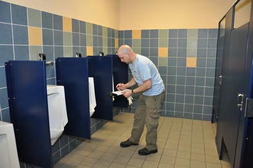 causing germs in the restroom environment. For floor care, hand care, fixtures, walls, and all other surfaces, you will not find a more complete program.