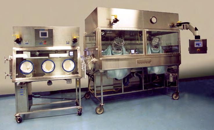 Large Sterility Test Isolator Systems Sterility Test System with Transfer Isolator and Work Station Isolator.