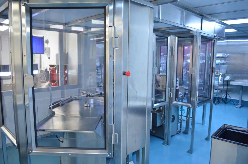 RABs utilizes clean room ventilation filtrations system and are mounted to