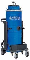 ATTIX 115 & 125 - Single-phase wet & dry vacs Superior suction power in a strong and flexible three-motor vacuum Three-motor industrial performance Comfortable grip and robust steel chassis for